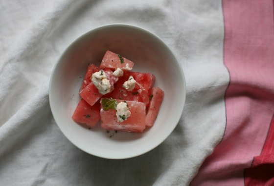 Watermelon Salad ++ the pear and plum